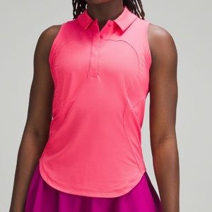lululemon Quick Dry Sleeveless Polo Shirt